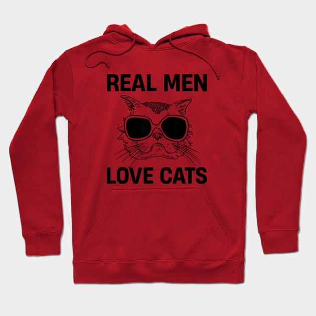 Chemise Real Men Love Cats Chemise Cat Dad Hoodie by arlene